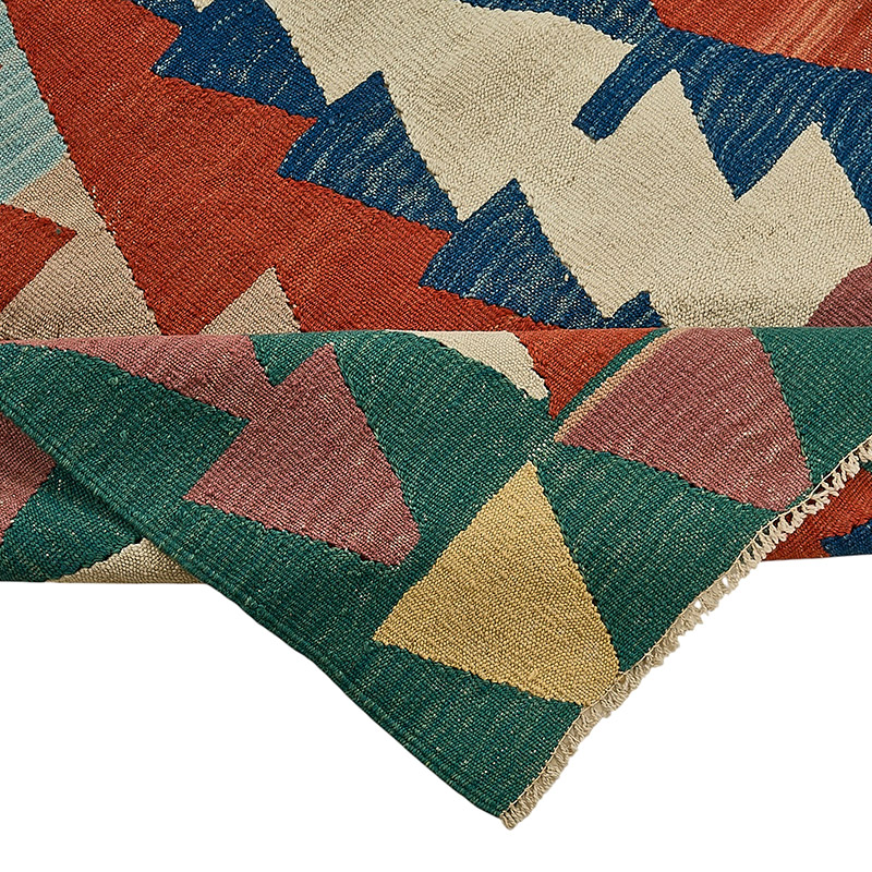 Turkish Handwoven Kilim Rug - K0092440