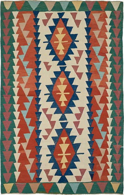 Turkish Handwoven Kilim Rug
