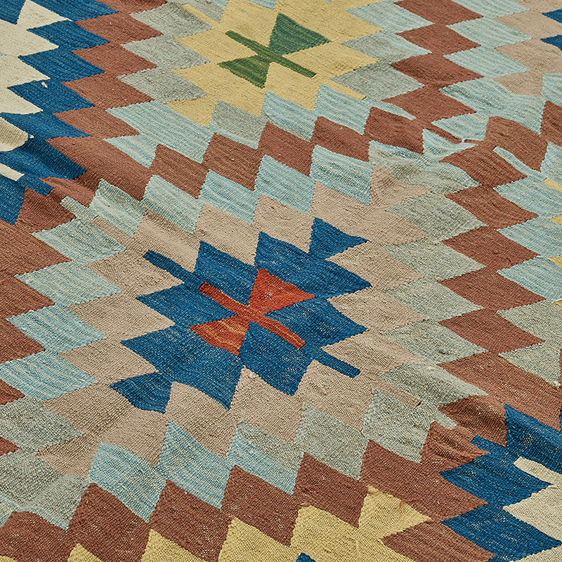 Turkish Handwoven Kilim Rug - K0092442