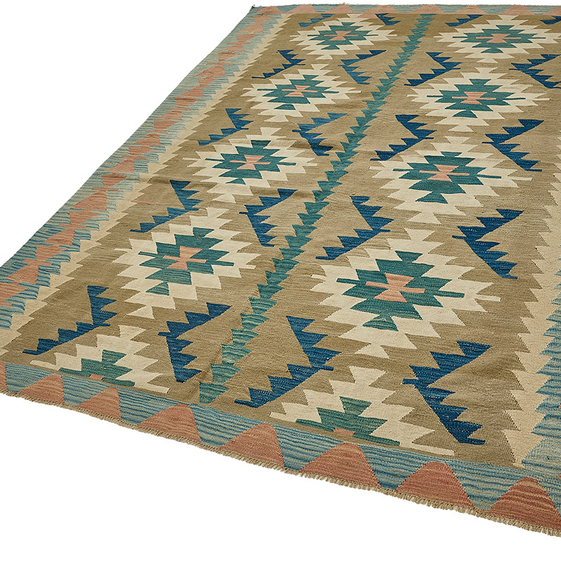 Turkish Handwoven Kilim Rug - K0092443