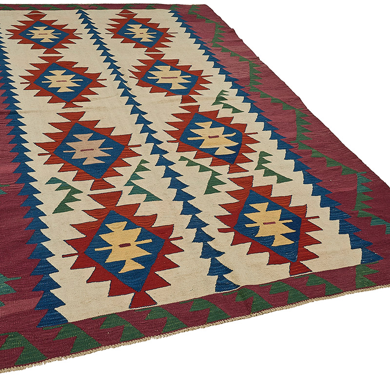 Turkish Handwoven Kilim Rug - K0092444