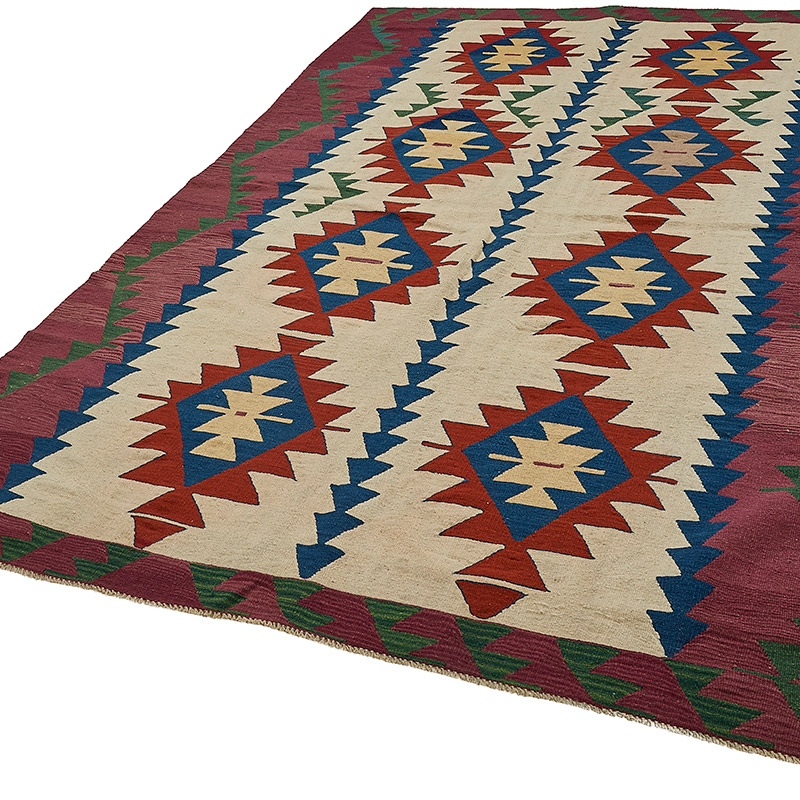 Turkish Handwoven Kilim Rug - K0092444