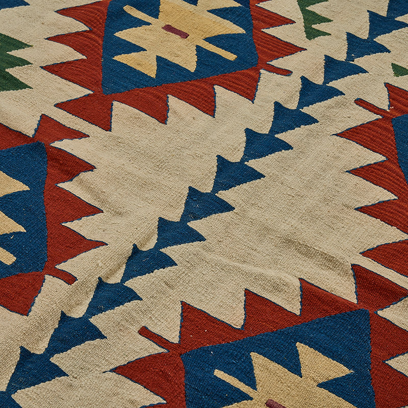 Turkish Handwoven Kilim Rug - K0092444