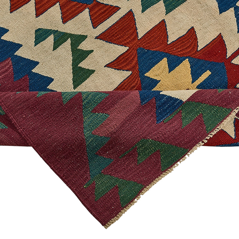 Turkish Handwoven Kilim Rug - K0092444