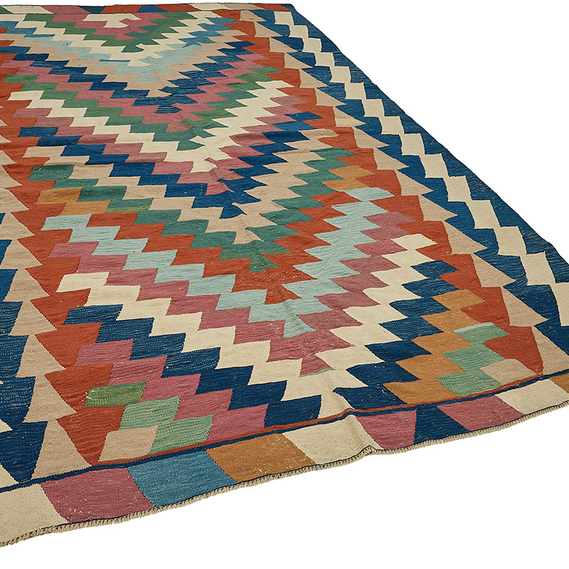 Turkish Handwoven Kilim Rug - K0092445