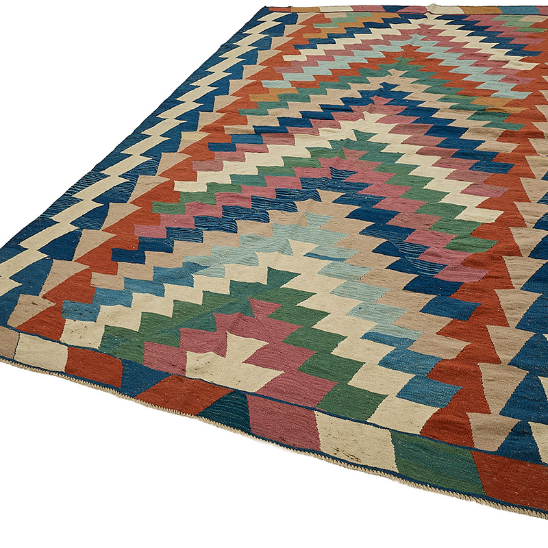 Turkish Handwoven Kilim Rug - K0092445
