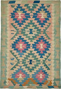 Turkish Handwoven Kilim Rug