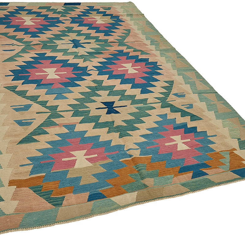 Turkish Handwoven Kilim Rug - K0092446