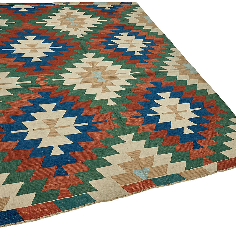 Turkish Handwoven Kilim Rug - K0092447