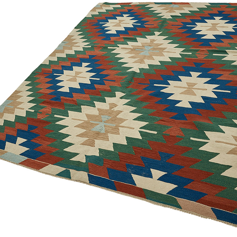 Turkish Handwoven Kilim Rug - K0092447