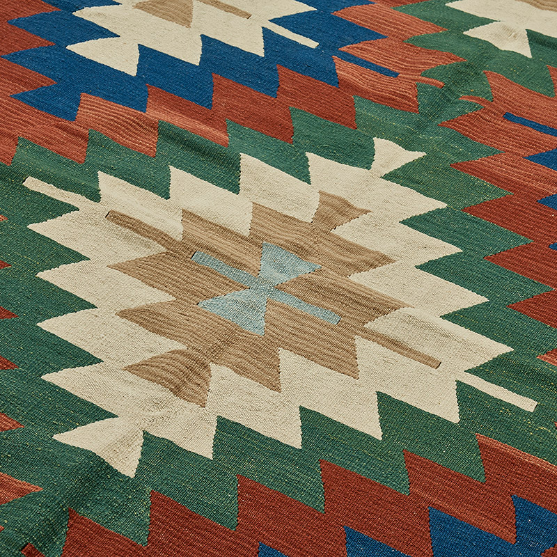 Turkish Handwoven Kilim Rug - K0092447