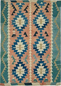 Turkish Handwoven Kilim Rug