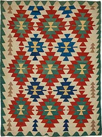 Turkish Handwoven Kilim Rug