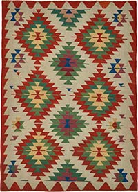 Turkish Handwoven Kilim Rug
