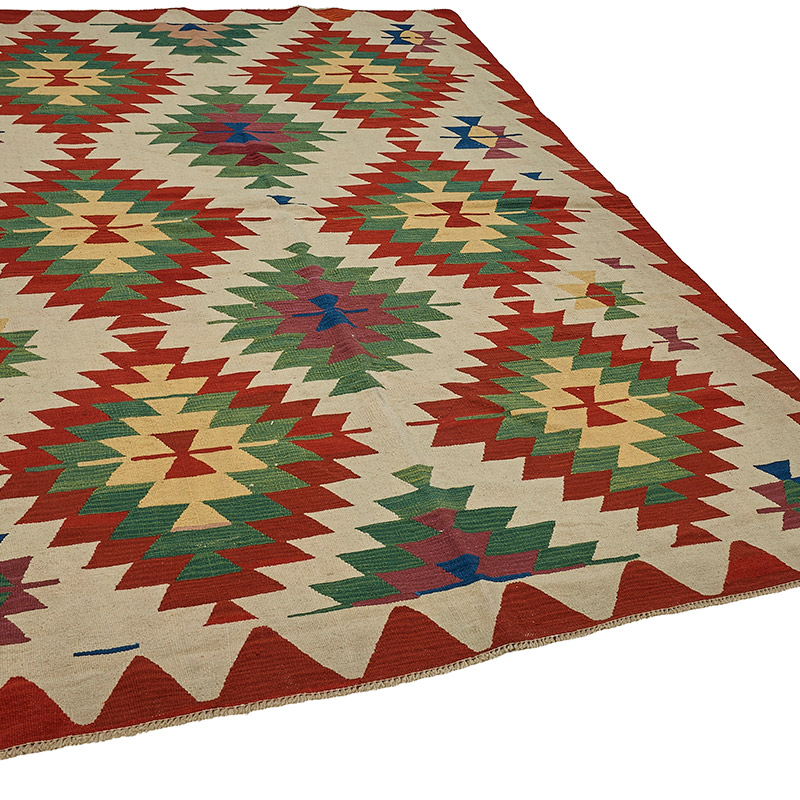 Turkish Handwoven Kilim Rug - K0092454