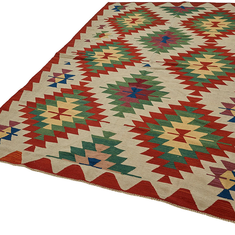 Turkish Handwoven Kilim Rug - K0092454