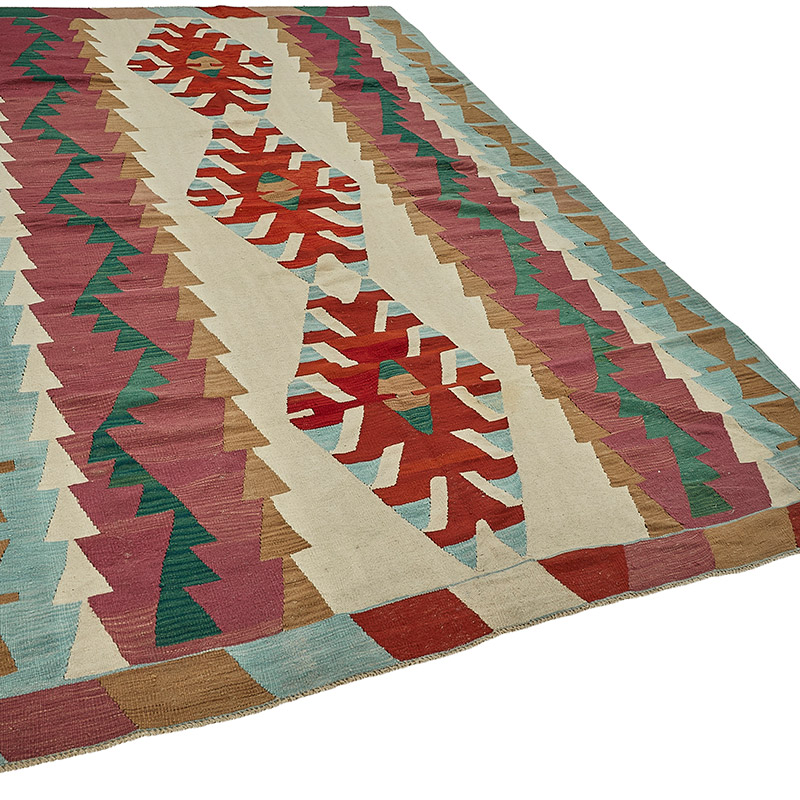 Turkish Handwoven Kilim Rug - K0092456