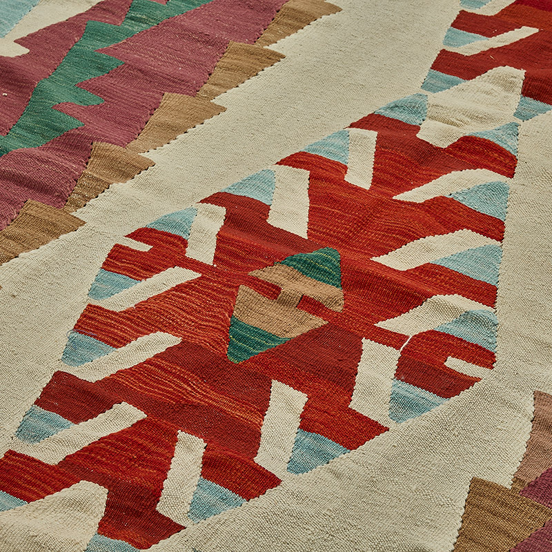 Turkish Handwoven Kilim Rug - K0092456