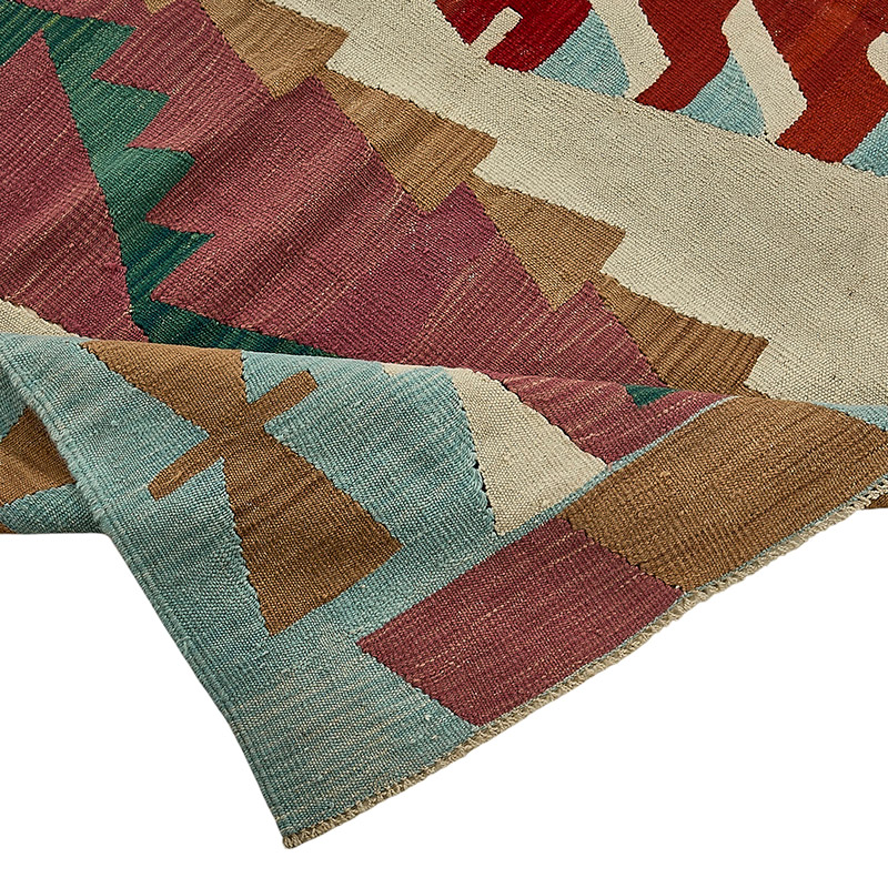 Turkish Handwoven Kilim Rug - K0092456