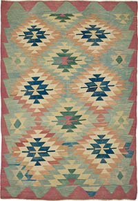Turkish Handwoven Kilim Rug