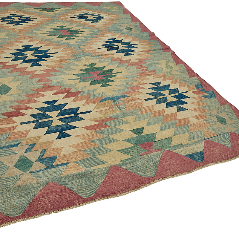 Turkish Handwoven Kilim Rug - K0092458