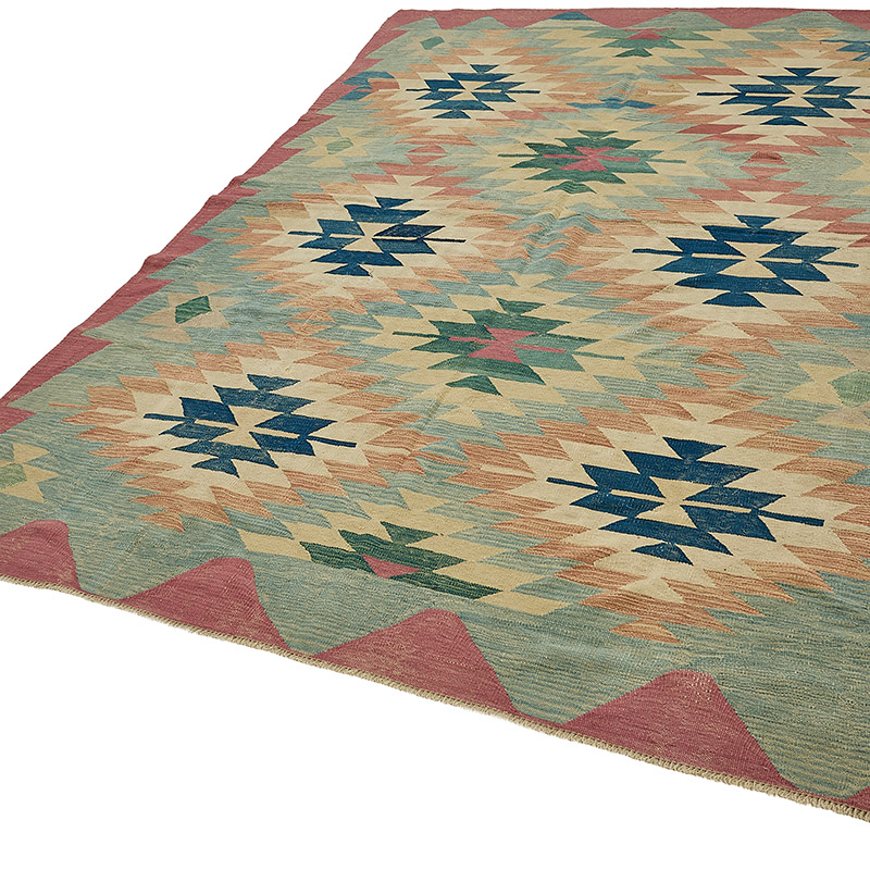 Turkish Handwoven Kilim Rug - K0092458