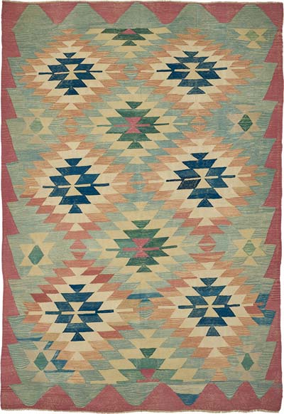 Turkish Handwoven Kilim Rug