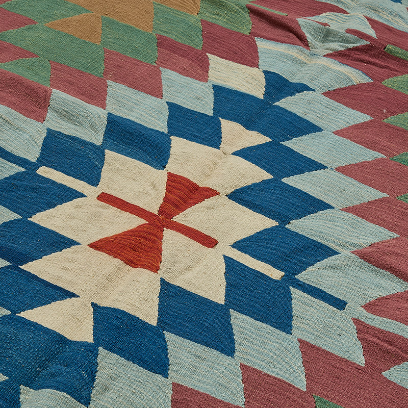Turkish Handwoven Kilim Rug - K0092459