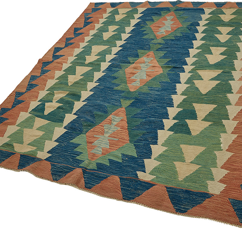 Turkish Handwoven Kilim Rug - K0092460