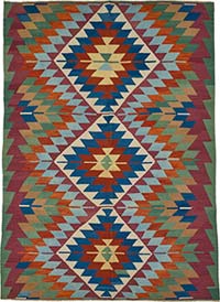 Turkish Handwoven Kilim Rug
