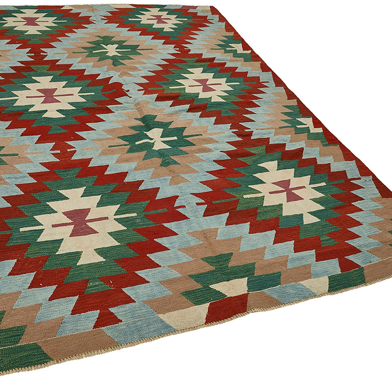 Turkish Handwoven Kilim Rug - K0092463