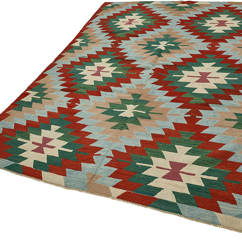 Turkish Handwoven Kilim Rug - K0092463