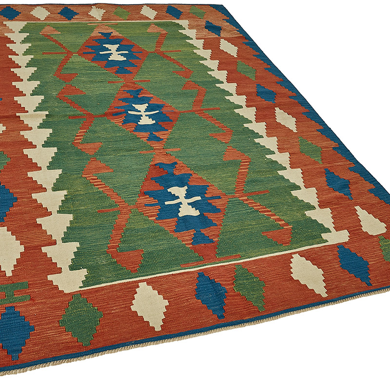 Turkish Handwoven Kilim Rug - K0092466