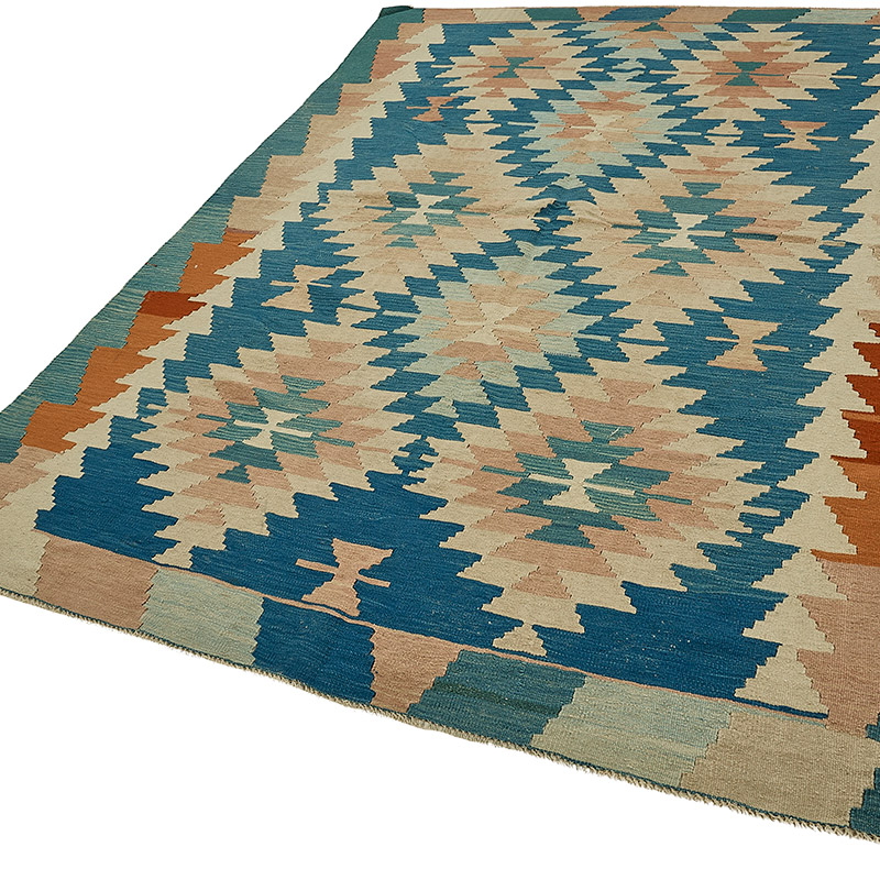 Turkish Handwoven Kilim Rug - K0092467