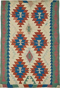 Turkish Handwoven Kilim Rug