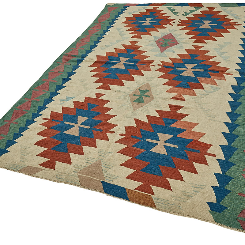 Turkish Handwoven Kilim Rug - K0092470