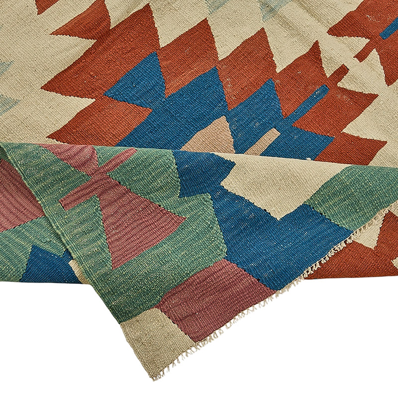 Turkish Handwoven Kilim Rug - K0092470