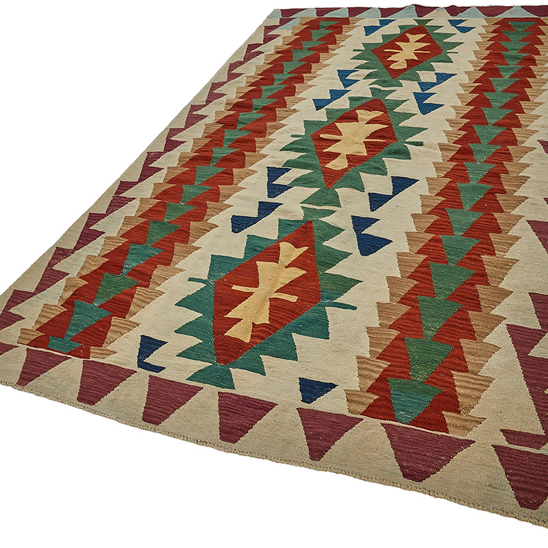 Turkish Handwoven Kilim Rug - K0092471