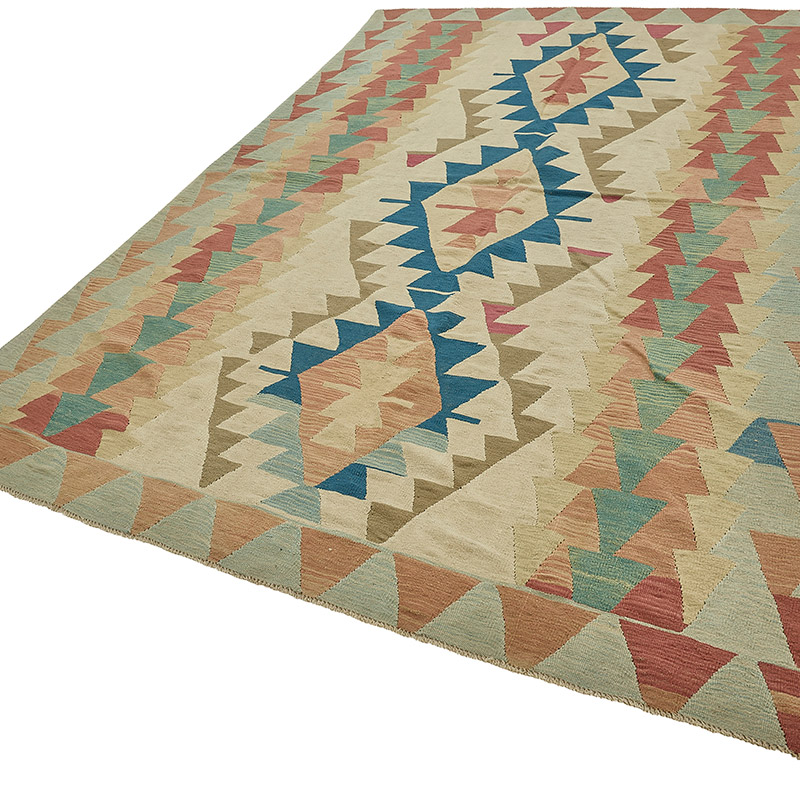 Turkish Handwoven Kilim Rug - K0092475