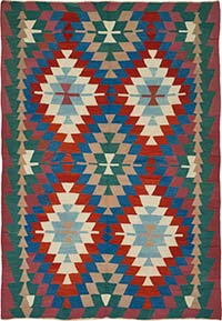 Turkish Handwoven Kilim Rug