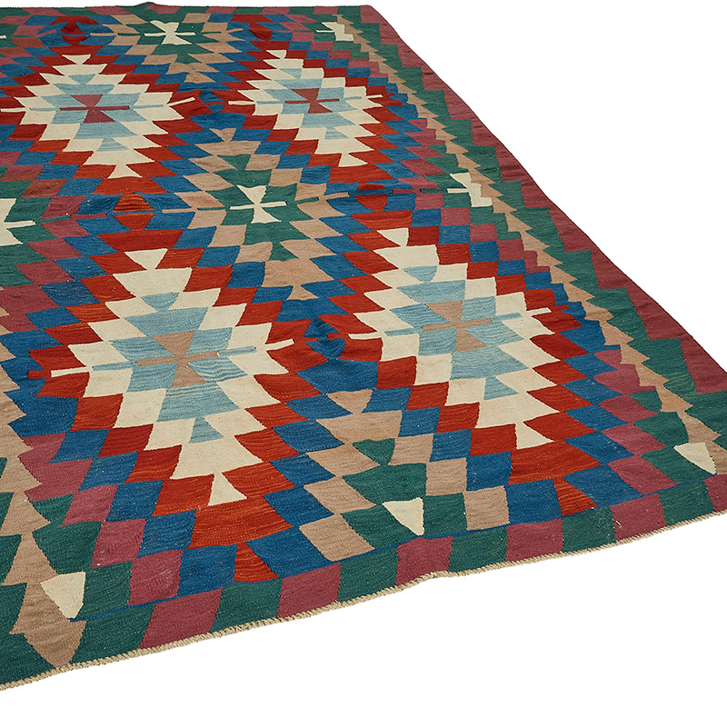 Turkish Handwoven Kilim Rug - K0092476