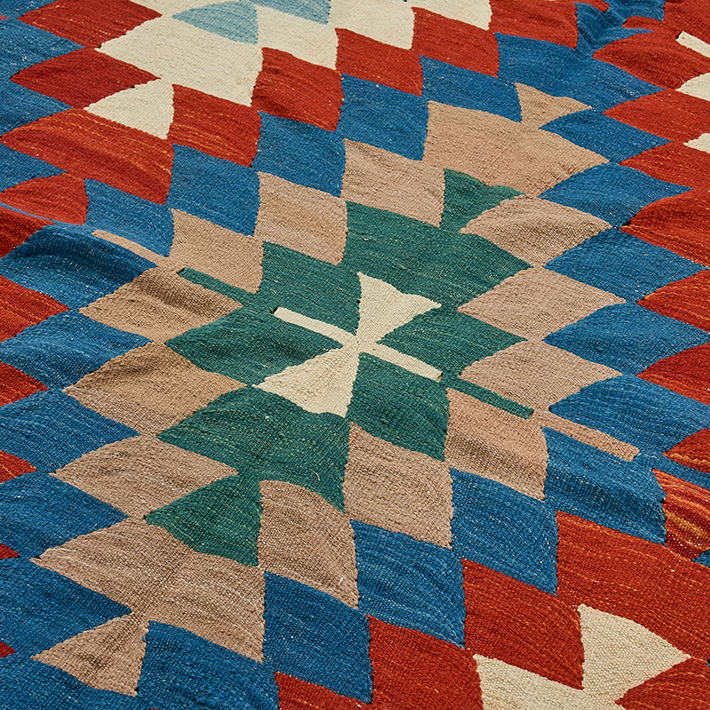 Turkish Handwoven Kilim Rug - K0092476