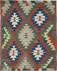 Turkish Handwoven Kilim Rug