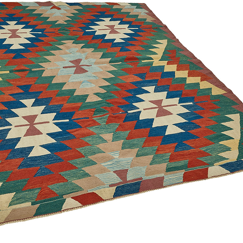Turkish Handwoven Kilim Rug - K0092477