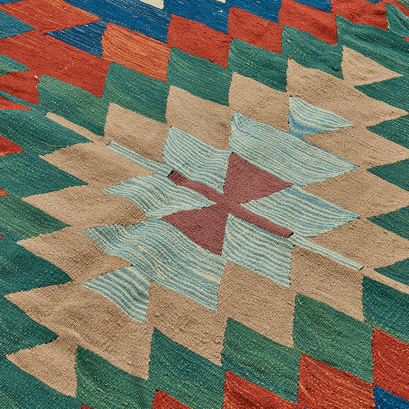Turkish Handwoven Kilim Rug - K0092477