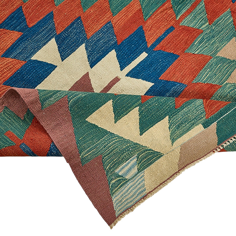 Turkish Handwoven Kilim Rug - K0092477