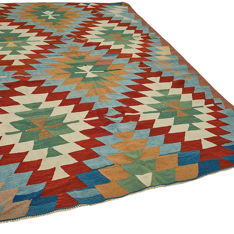 Turkish Handwoven Kilim Rug - K0092478