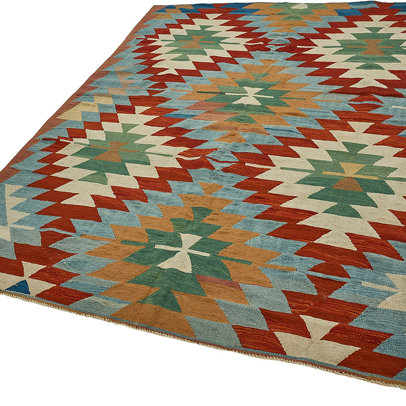 Turkish Handwoven Kilim Rug - K0092478