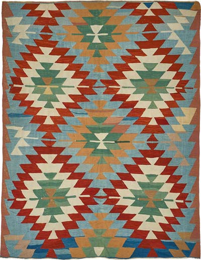 Turkish Handwoven Kilim Rug