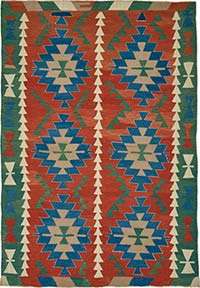Turkish Handwoven Kilim Rug